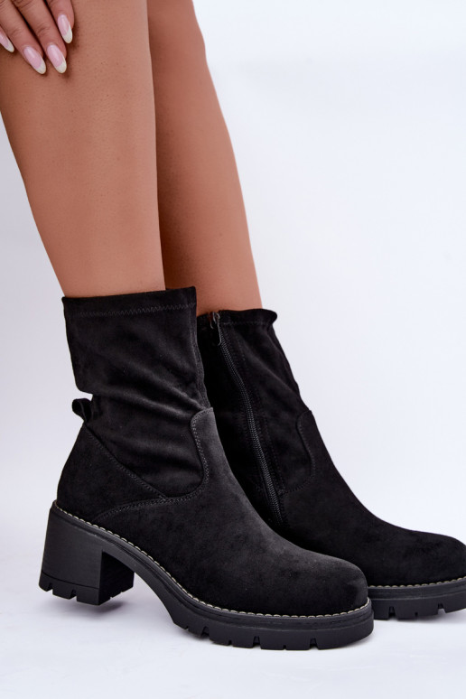 Stivaletti da donna in nero Meldrenelle