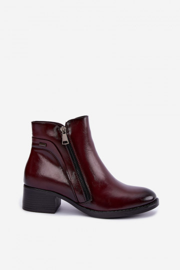 Stivaletti bordeaux foderati Merseline 2