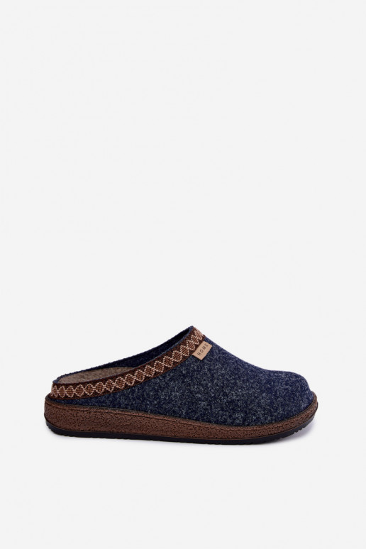Pantofole donna Inblu NL000009 blu scuro