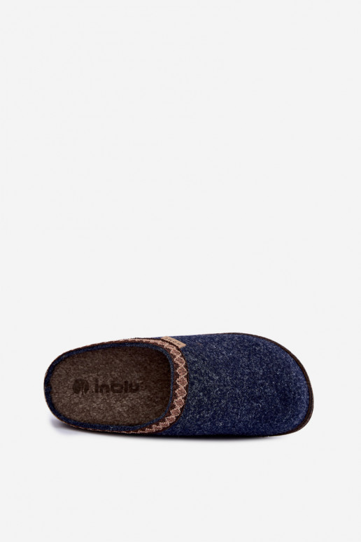 Pantofole donna Inblu NL000009 blu scuro