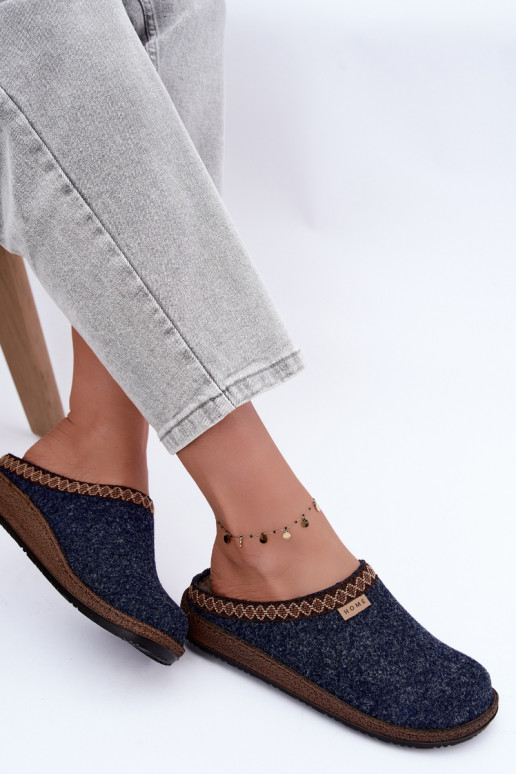 Pantofole donna Inblu NL000009 blu scuro