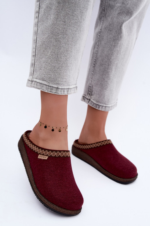 Pantofole donna Inblu NL000009 bordeaux
