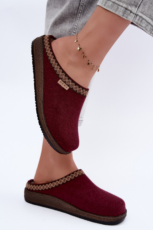 Pantofole donna Inblu NL000009 bordeaux