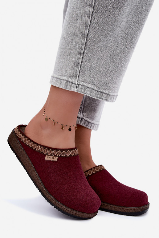 Pantofole donna Inblu NL000009 bordeaux