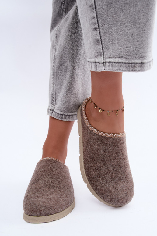 Pantofole da casa donna Inblu BS000009 sabbia