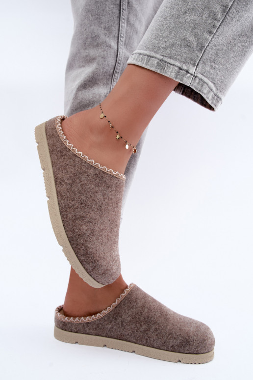 Pantofole da casa donna Inblu BS000009 sabbia
