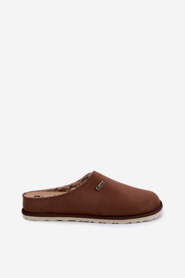 Pantofole da casa donna Inblu CS000034 marrone scuro 2