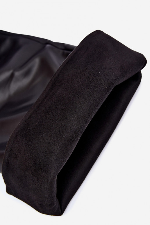 stivali alti da donna con tacco sottile sopra il ginocchio in colore nero Aderelle