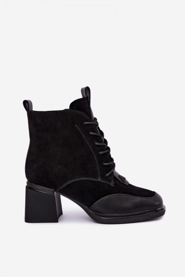 stivaletti isolati in suede sintetico Artiker 59C0116 color nero 2