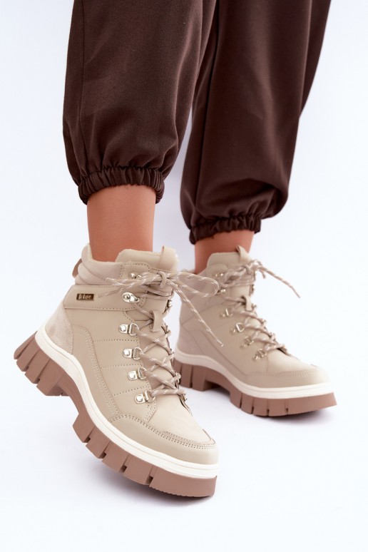 scarpe isolate da donna Lee Cooper LCJ-26-31-4581 color sabbia