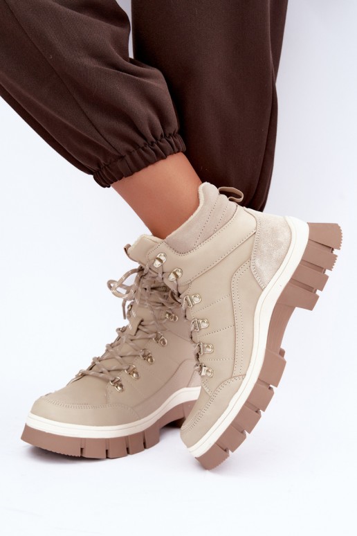 scarpe isolate da donna Lee Cooper LCJ-26-31-4581 color sabbia