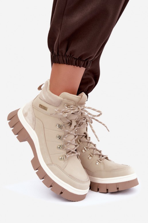 scarpe isolate da donna Lee Cooper LCJ-26-31-4581 color sabbia