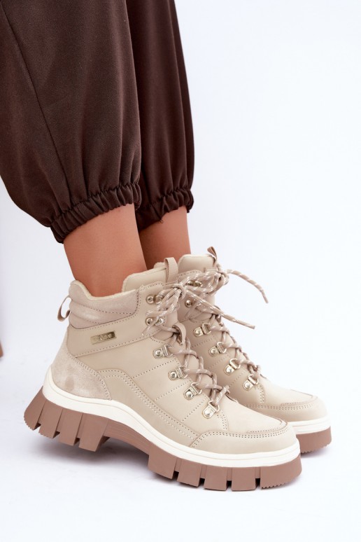 scarpe isolate da donna Lee Cooper LCJ-26-31-4581 color sabbia
