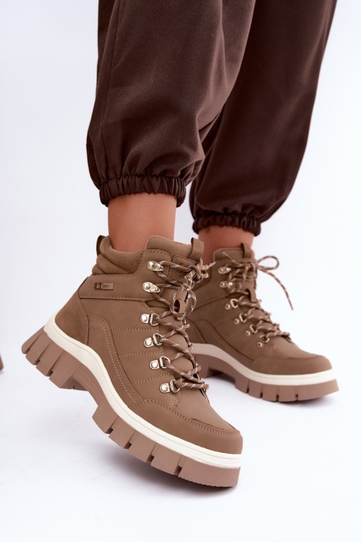 scarpe isolate da donna Lee Cooper LCJ-26-31-4582 color sabbia