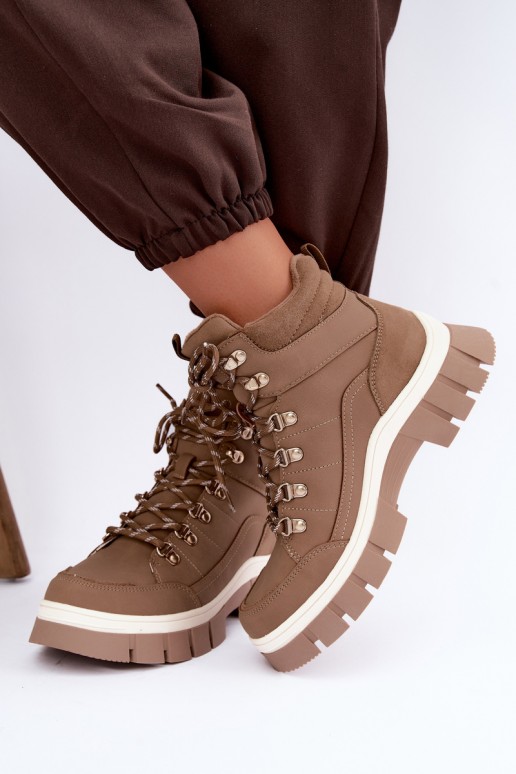 scarpe isolate da donna Lee Cooper LCJ-26-31-4582 color sabbia