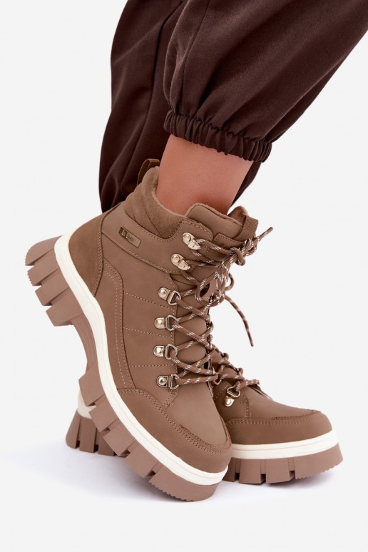 scarpe isolate da donna Lee Cooper LCJ-26-31-4582 color sabbia