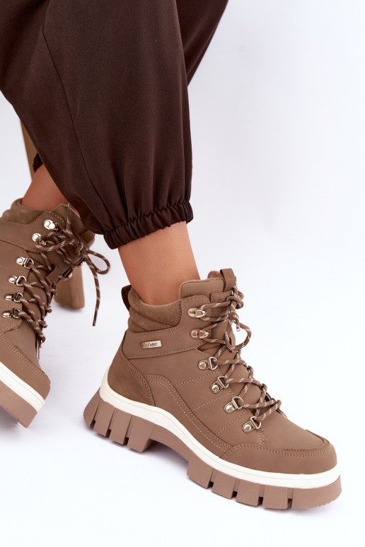 scarpe isolate da donna Lee Cooper LCJ-26-31-4582 color sabbia