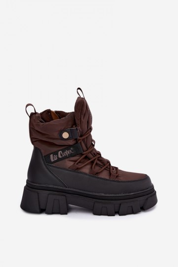 stivali da neve da donna Lee Cooper LCJ-26-01-4631 color marrone 2
