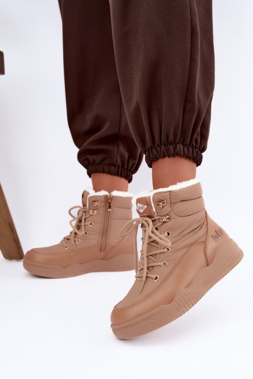 stivali da neve con lacci Lee Cooper LCJ-44-4565 color marrone