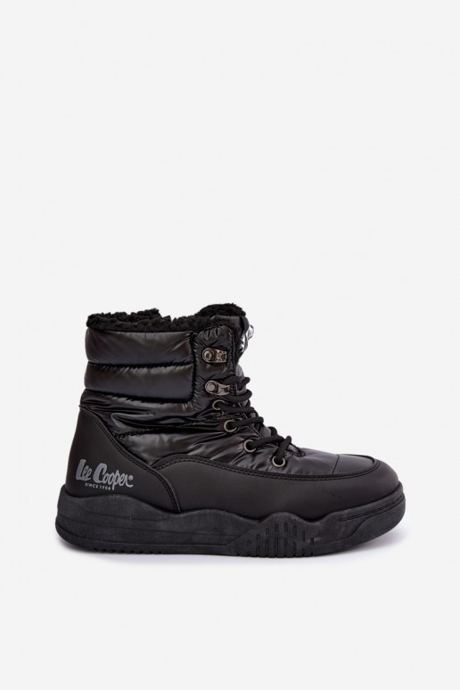 stivali da neve con lacci Lee Cooper LCJ-44-4562 color nero