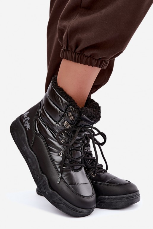 stivali da neve con lacci Lee Cooper LCJ-44-4562 color nero