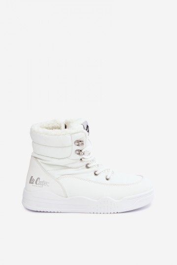stivali da neve con lacci Lee Cooper LCJ-44-4563 color bianco 2