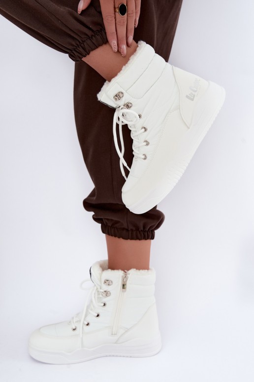 stivali da neve con lacci Lee Cooper LCJ-44-4563 color bianco