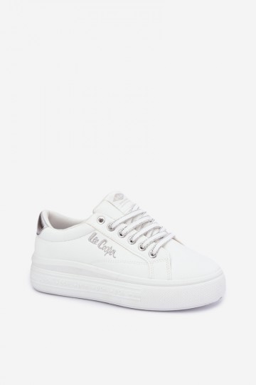 sneakers con piattaforma Lee Cooper LCJ-26-44-4561 color bianco