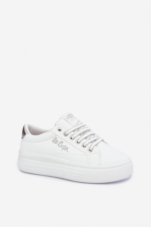 sneakers con piattaforma Lee Cooper LCJ-26-44-4561 color bianco