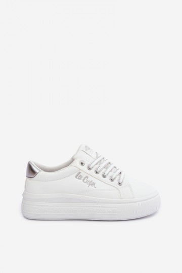 sneakers con piattaforma Lee Cooper LCJ-26-44-4561 color bianco 2