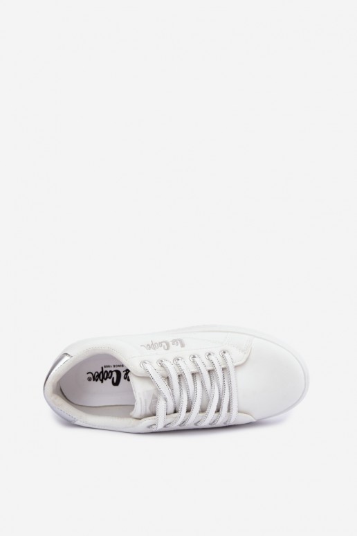 sneakers con piattaforma Lee Cooper LCJ-26-44-4561 color bianco