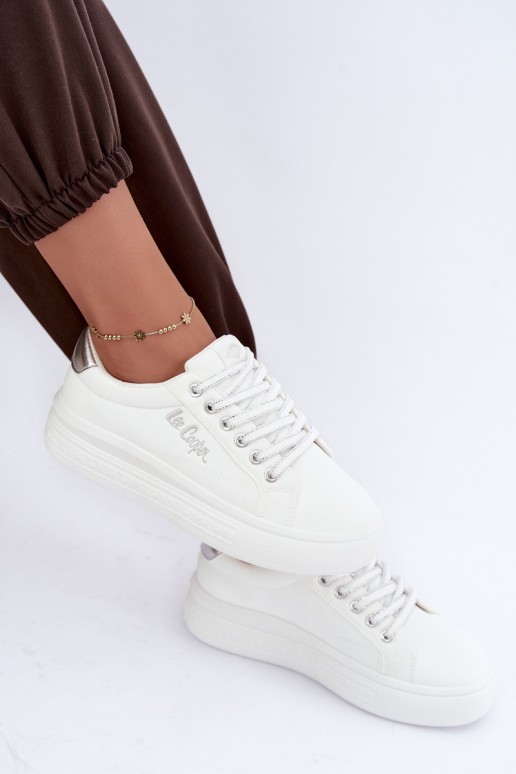 sneakers con piattaforma Lee Cooper LCJ-26-44-4561 color bianco