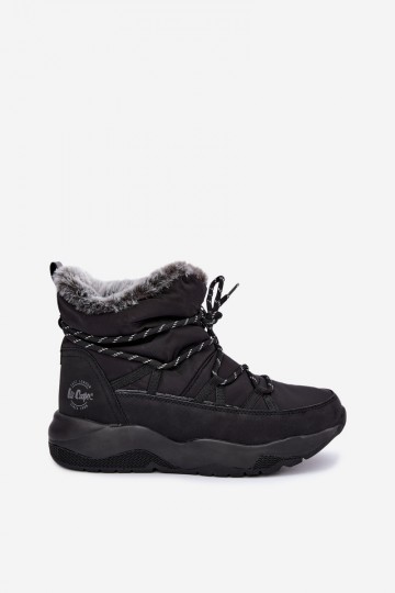 stivali da neve slip-on con dettagli eleganti Lee Cooper LCJ-24-03-3063 in nero 2