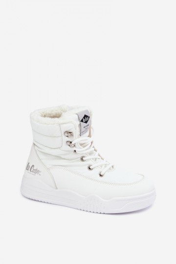 stivali da neve con lacci Lee Cooper LCJ-44-4563 color bianco 2