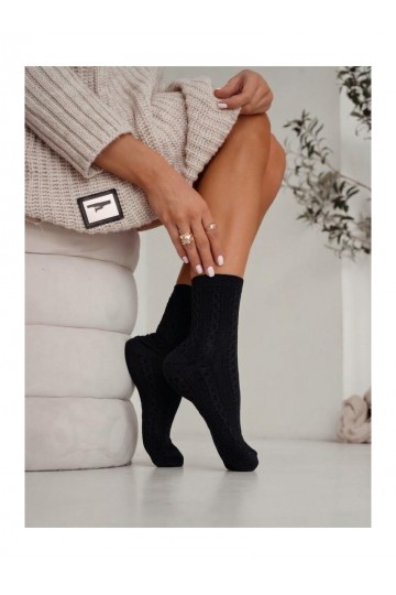 Calze da donna con catena nere
