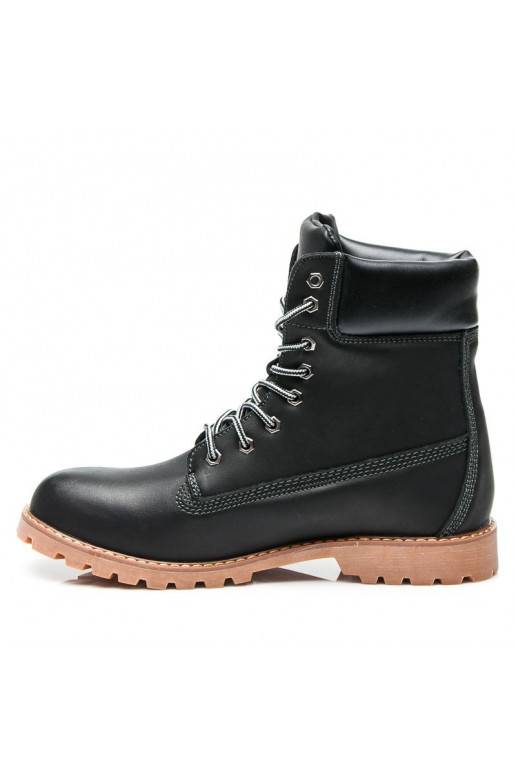 Stivaletti neri eleganti 0251B / S3-46P