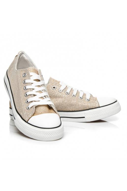 Sneakers decorate con glitter Princess Gold BL42GO