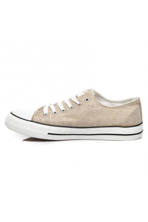 Sneakers decorate con glitter Princess Gold BL42GO