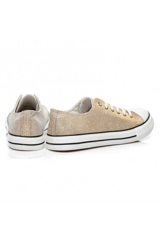 Sneakers decorate con glitter Princess Gold BL42GO