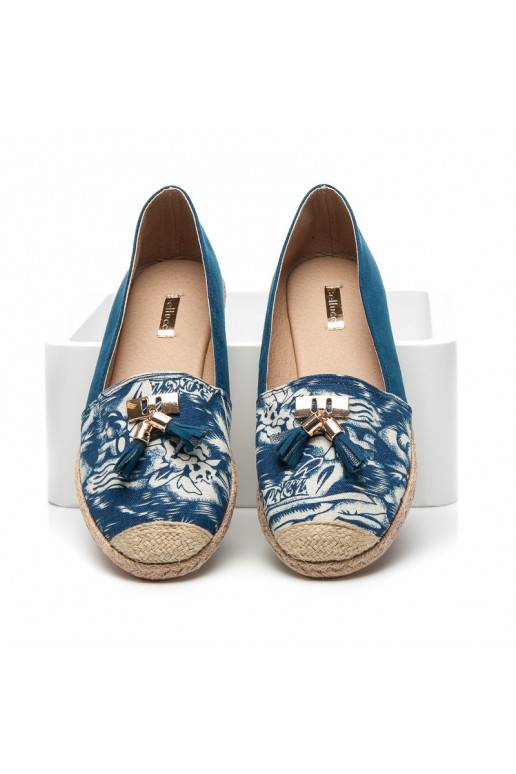 Espadrillas Jeans Blue Suede BL22-520BL