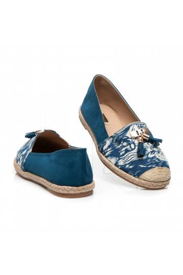 Espadrillas Jeans Blue Suede BL22-520BL