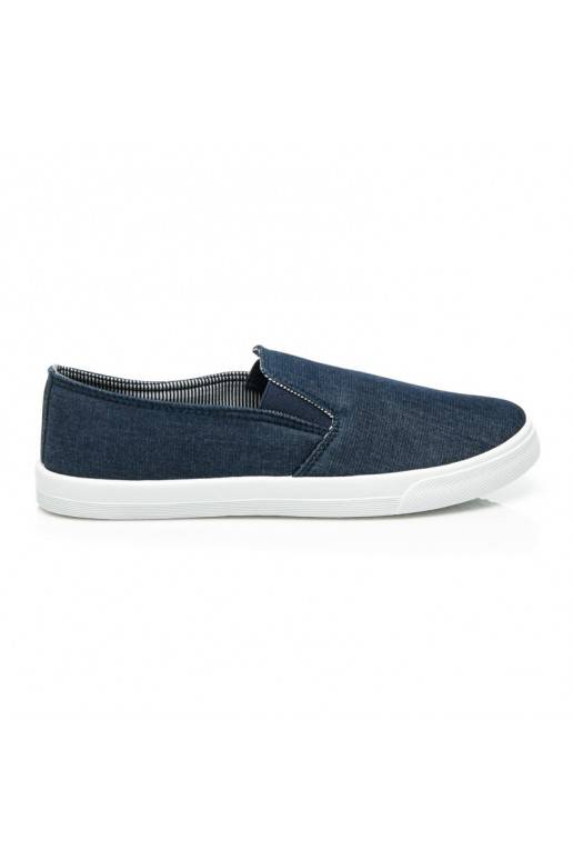 Scarpe Slip On in denim DD371H.BL