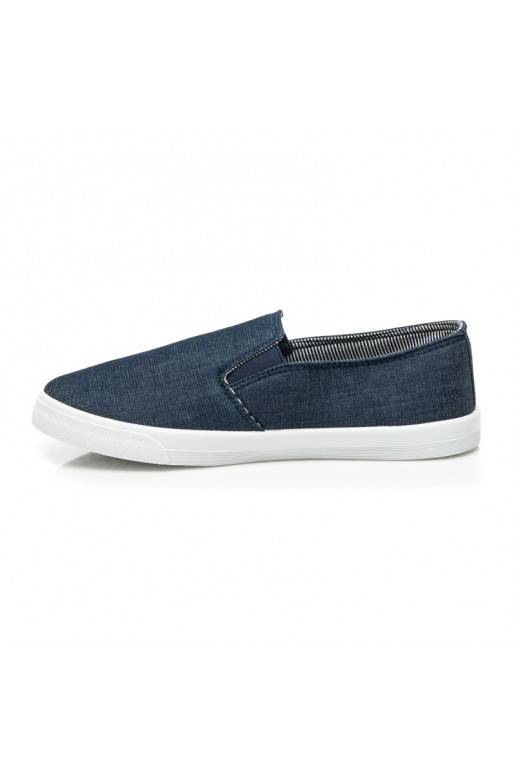 Scarpe Slip On in denim DD371H.BL