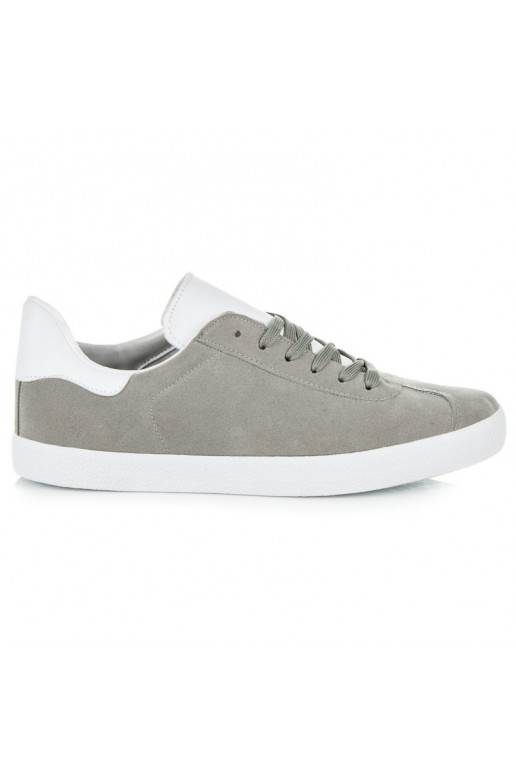 Scarpe casual grigie e bianche da uomo 85-158G