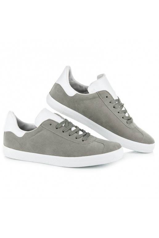 Scarpe casual grigie e bianche da uomo 85-158G