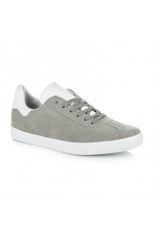 Scarpe casual grigie e bianche da uomo 85-158G