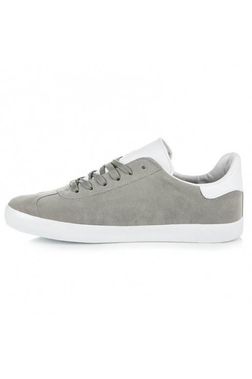 Scarpe casual grigie e bianche da uomo 85-158G