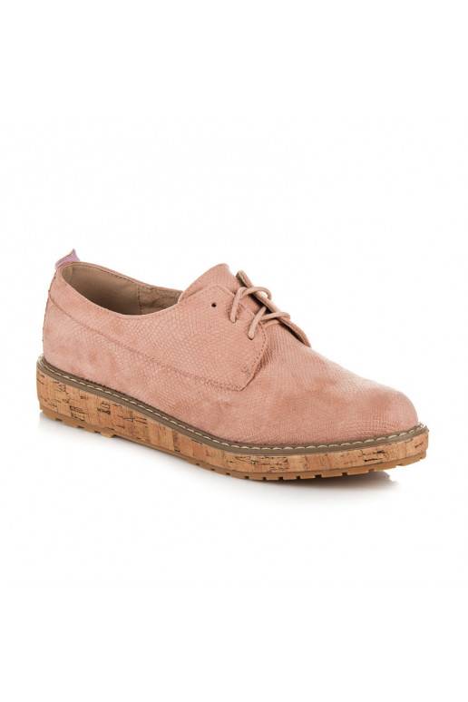 Scarpe rosa VICES con suole in sughero 7152-20P