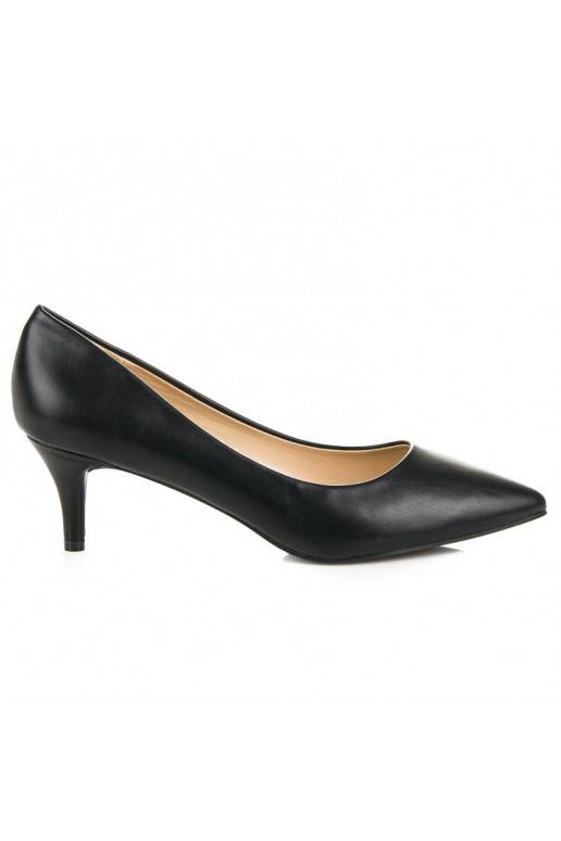 Scarpe nere con mini tacco 123-3B