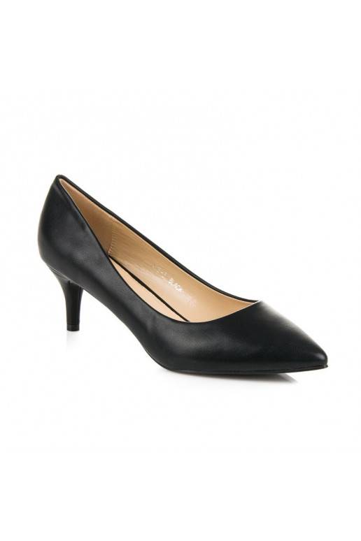 Scarpe nere con mini tacco 123-3B